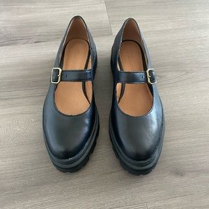 Madewell Freya Platform Lugsole Mary Jane